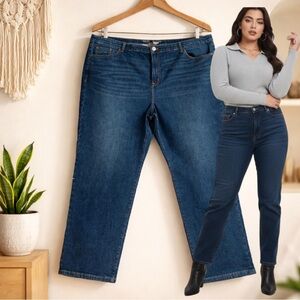 🛍️ Torrid high-rise straight, classic denim jeans, plus size 3x